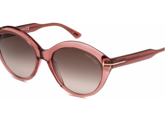 Tom Ford FT0763 72F Shiny Pink / Gradient Brown