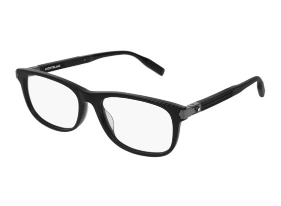 Montblanc MB0036O 005 Shiny Black 56mm