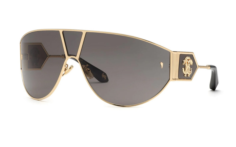 Roberto Cavalli SRC093 0300 Shiny Total Rose Gold/Smoke