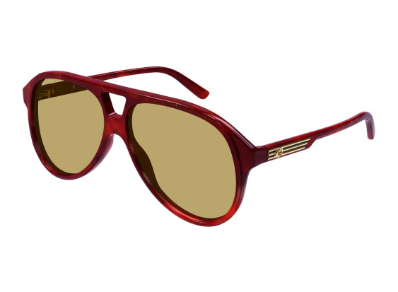 Gucci GG1286S 002 Reddish Havana/Nicotine