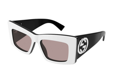 Gucci GG1842S 006 White/Black/Brown