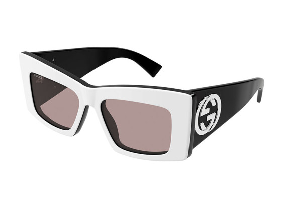 Gucci GG1842S 006 White/Black/Brown