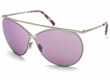 Tom Ford FT0761 16Y Shiny Palladium / Violet