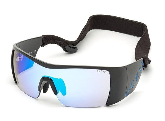 Guess GU7661 01X Shiny Black/Mirror Blue