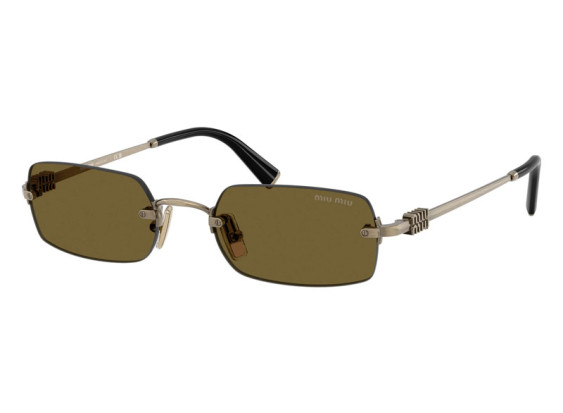 Miu Miu MUB50S 26C09Z Gold/Dark Brown