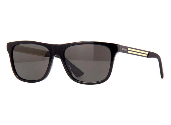 Gucci GG0687S 002 Black/Grey Polarized