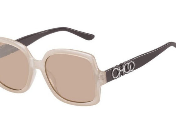 Jimmy Choo SAMMI/G/S 0NOY2S Brown Nude/Pink Silver Flash