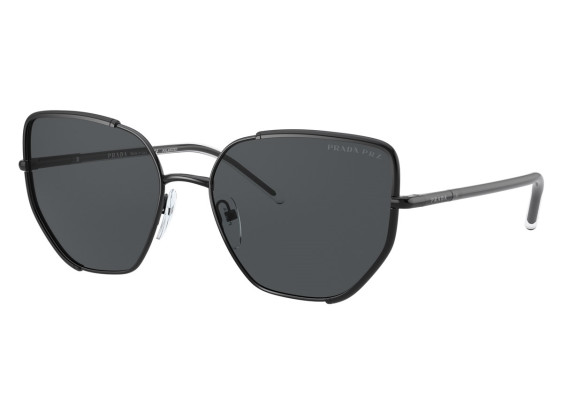 Prada PR50WS 1AB5Z1 Black/Dark Grey Polarized