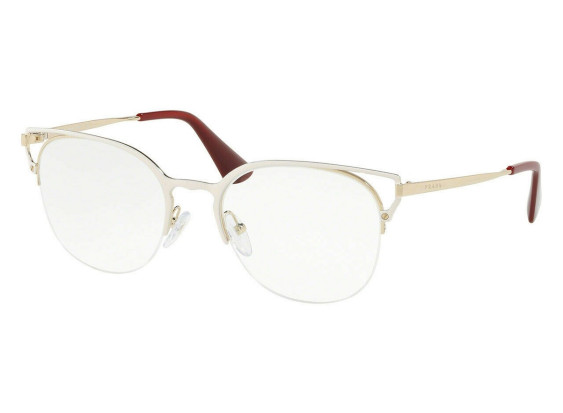 Prada PR64UV LFB1O1 Ivory/Pale Gold 53mm