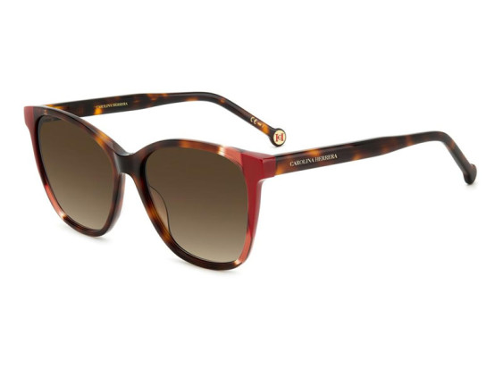 Carolina Herrera CH 0061/S 0O63 HA Havana/Red/Brown Gradient