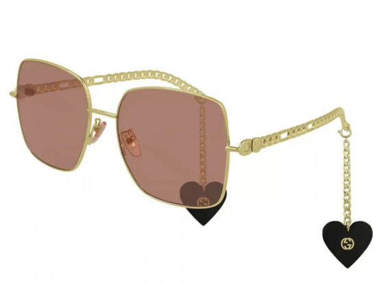 Gucci GG0724S 005 Gold/Orange
