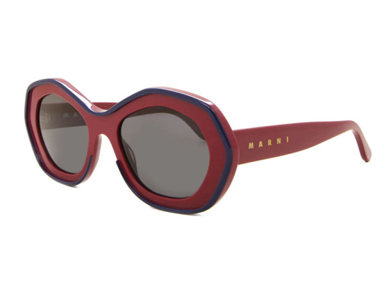 Marni ULAWUN VULCANO YAL Bordeaux/Smoke