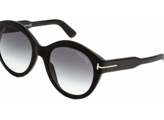 Tom Ford FT0661 01B Black / Smoke Gradient