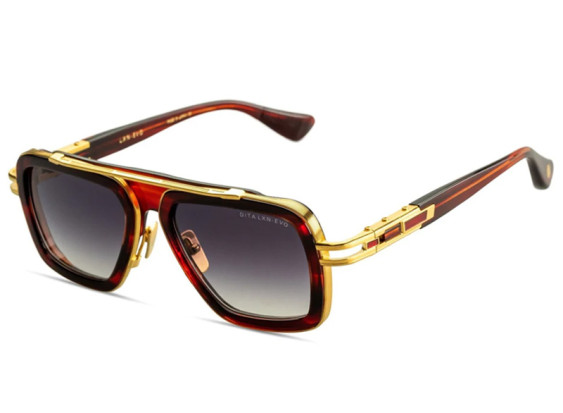 Dita LXN-EVO DTS-403-A-04 Red Havana with Gold/Grey Gradient