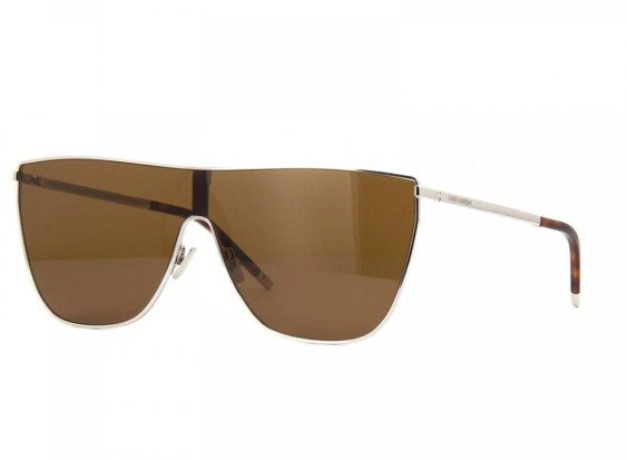 Saint Laurent SL1MASK 003 Silver/Brown