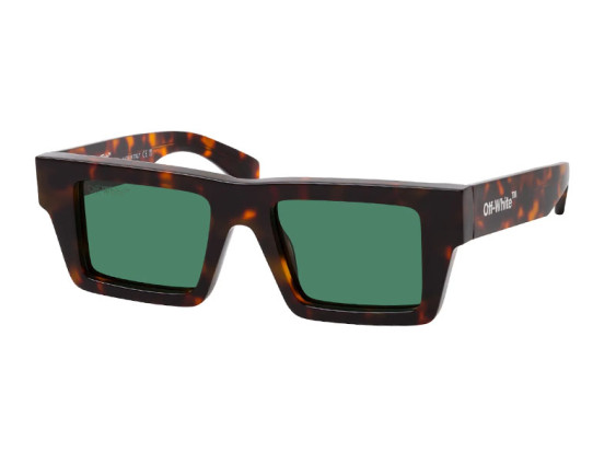 Off-White OERI017 NASSAU 6055 Havana/Dark Green