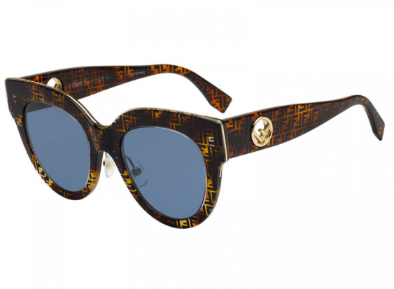 Fendi FF0360/G/S H7PKU Havana/Blue
