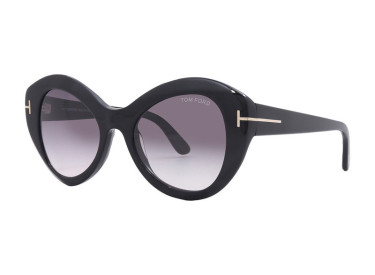 Tom Ford FT1084 01B Shiny Black/Gradient Smoke