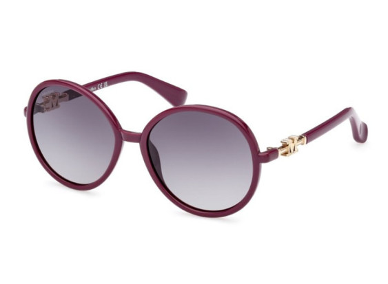Max Mara MM0065 75B Shiny Fuxia/Smoke Gradient