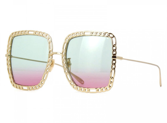 Gucci GG1033S 003 Gold/Blue
