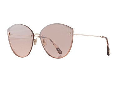 Tom Ford FT1106 28U Shiny Rose Gold/Bordeaux Mirror