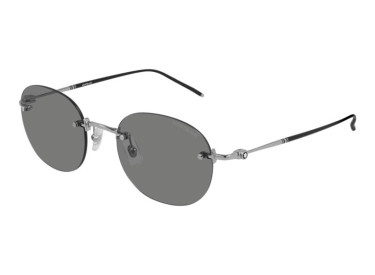Montblanc MB0126S 007 Silver/Grey