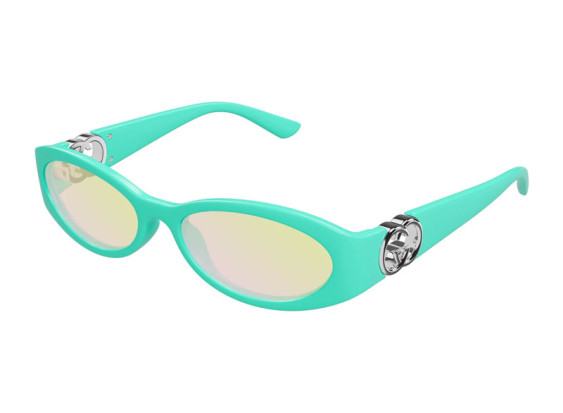 Gucci GG1660S 007 Shiny Blue/Pink