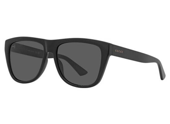 Gucci GG1345S 002 Shiny Black/Grey Polarized