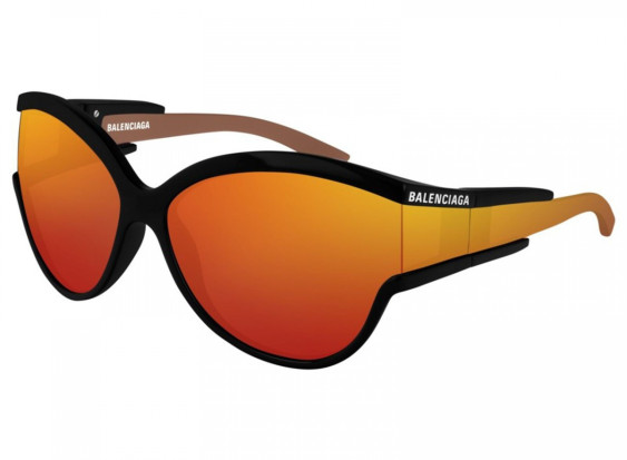 Balenciaga BB0038S 004 Black/Orange