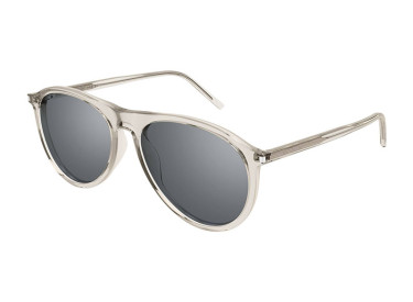 Saint Laurent SL667 003 Transparent Beige/Grey