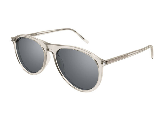 Saint Laurent SL667 003 Transparent Beige/Grey