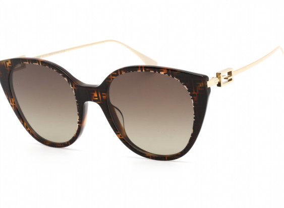 Fendi FE40047I 55H Colored Havana/Brown Polarized