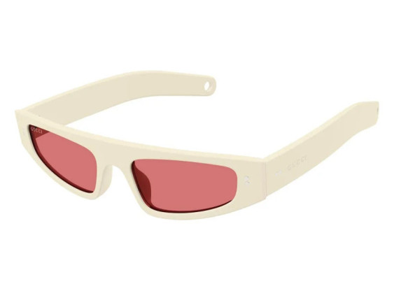 Gucci GG1634S 005 Shiny Ivory/Red