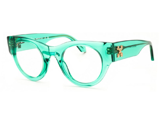 Off-White OERJ013 STYLE 13 5000 Transparent Green/Clear Blue Light Block 47mm