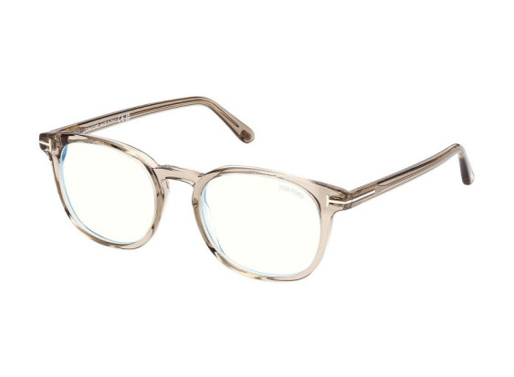 Tom Ford FT5819-B 057 Transparent Beige Blue Light Block 50mm