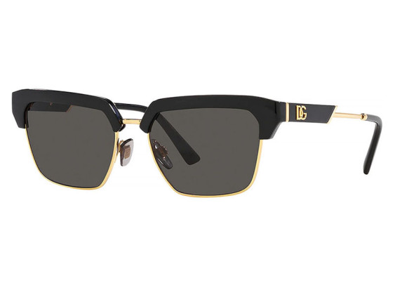 Dolce & Gabbana DG6185 501/87 Shiny Black/Dark Grey