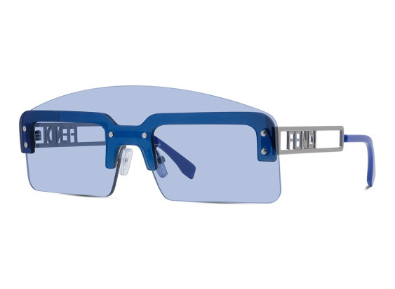 Fendi FE40023U 12V Ruthenium/Blue