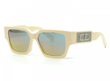 Dior CD SU 9517 Ivory/Blue to Yellow Gradient Mirrored