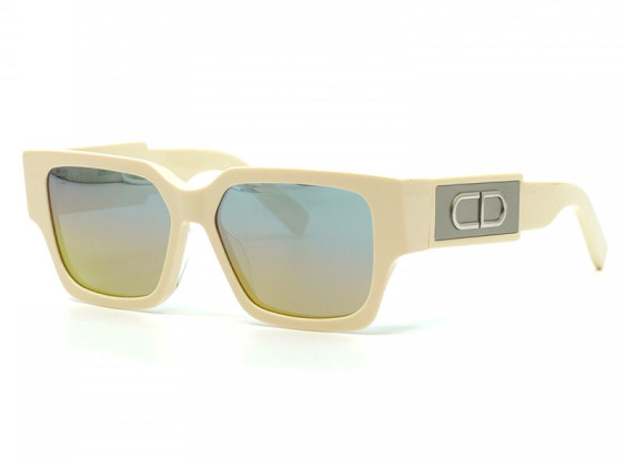 Dior CD SU 9517 Ivory/Blue to Yellow Gradient Mirrored