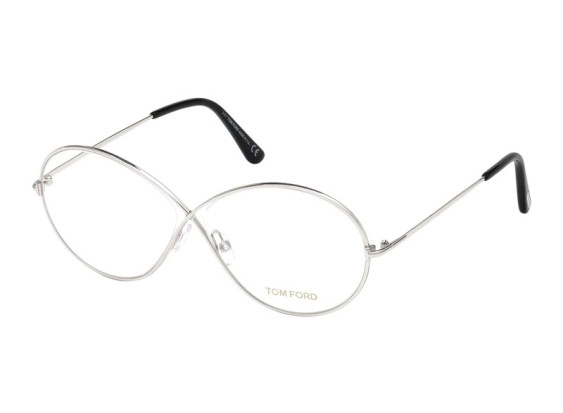 Tom Ford FT5517 018 Shiny Rhodium 58mm