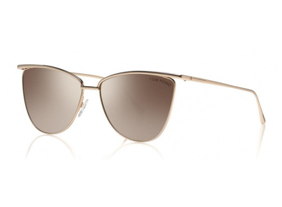 Tom Ford FT0684 28G Shiny Rose Gold/Brown Gradient Mirror