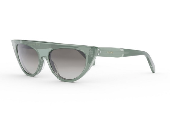 Celine CL40228I 93B Transparent Sage/Grey Gradient