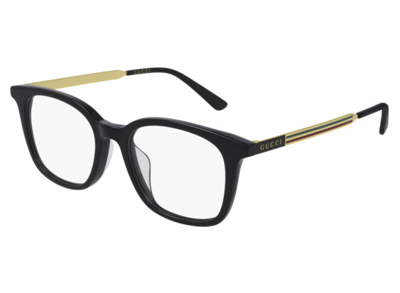 Gucci GG0831OA 001 Black and Gold 52mm