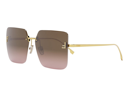 Fendi FE4082US 30T Endura Gold/Gradient Brown to Pink