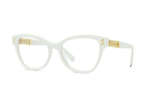 Stella McCartney SC50005I 025 White/Gold 53mm