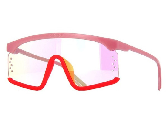 Kenzo KZ40010U 72Z Pink/Fluorescent Pink/Pink with Green Light Flash Mirror