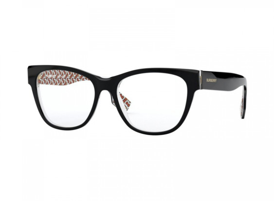 Burberry BE2301 3822 Top Black Print 51mm