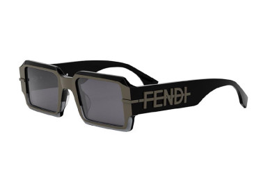 Fendi FE40073U 05A FENDI GRAPHY Shiny Black/Grey/Grey
