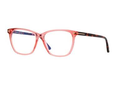 Tom Ford FT5762-B 074 Transparent Pink/Havana 55mm