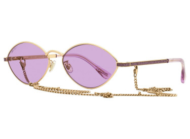 Jimmy Choo SONNY/S S9E/13 Gold Violet/Purple Mirror with Gold Chain